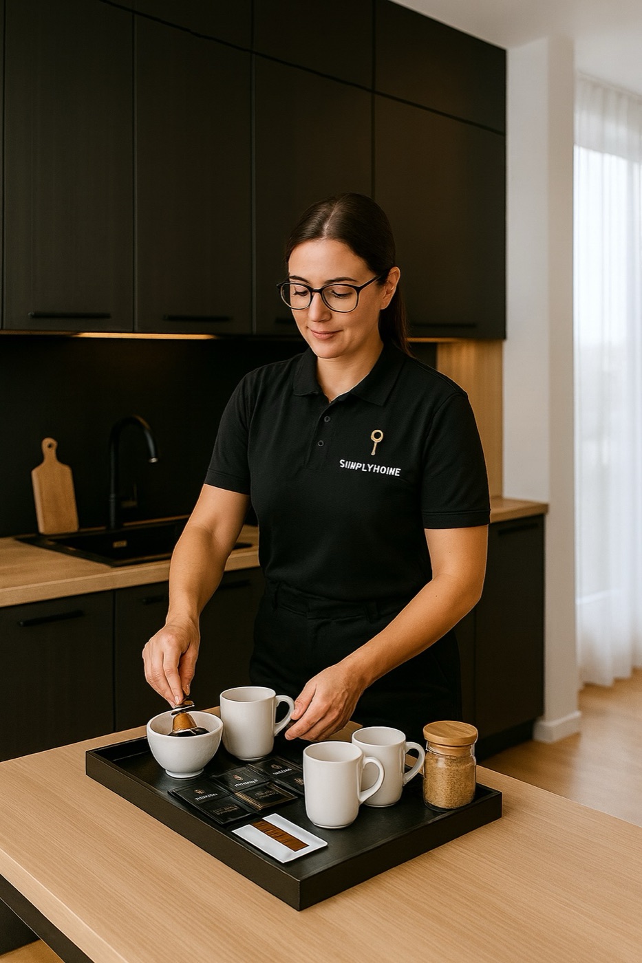 Équipe Simply Home en intervention dans un logement